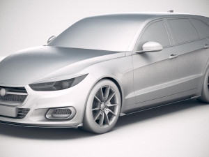 Generic Wagon Estate 2019 Modelo 3D