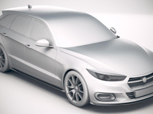 Generic Wagon Estate 2019 Modelo 3D