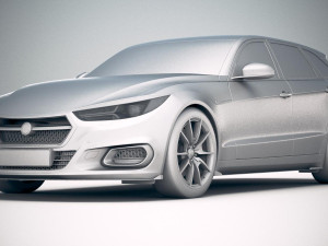 Generic Wagon Estate 2019 Modelo 3D