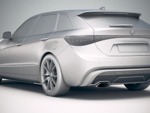 Generic Wagon Estate 2019 Modelo 3D