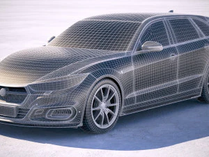 Generic Wagon Estate 2019 3D Model