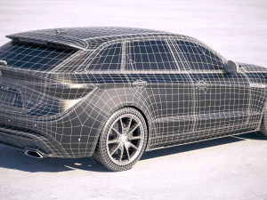 Generic Wagon Estate 2019 3D Model