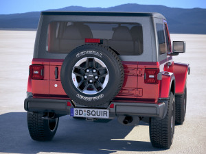 Jeep Wrangler Rubicon Softtop 2019 3D 모델