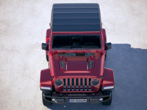 Jeep Wrangler Rubicon Softtop 2019 3D 모델