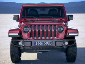 Jeep Wrangler Rubicon Softtop 2019 3D 모델