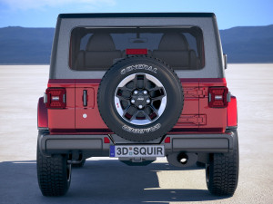 Jeep Wrangler Rubicon Softtop 2019 3D 모델