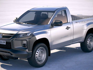 Mitsubishi L200 Kabin Reguler 2019 Model 3D