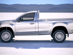 Mitsubishi L200 Regular Cab 2019 3D Model