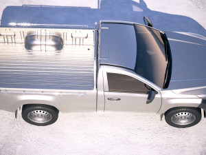 Mitsubishi L200 Regular Cab 2019 3D Model