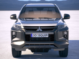 Mitsubishi L200 Regular Cab 2019 3D Model
