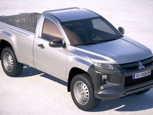 Mitsubishi L200 Regular Cab 2019 3D Model