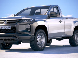 Mitsubishi L200 Regular Cab 2019 3D Model