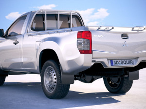 Mitsubishi L200 Regular Cab 2019 3D Model