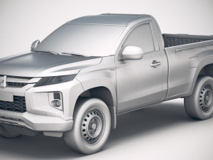 Mitsubishi L200 Regular Cab 2019 3D Model