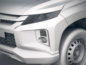 Mitsubishi L200 Regular Cab 2019 3D Model