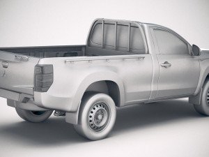 Mitsubishi L200 Regular Cab 2019 3D Model
