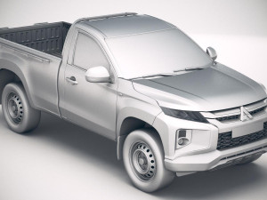 Mitsubishi L200 Regular Cab 2019 3D Model