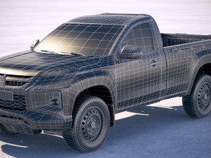 Mitsubishi L200 Regular Cab 2019 3D Model