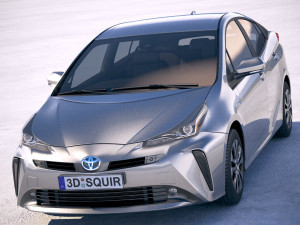 Toyota Prius 2019 3D 模型