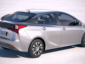Toyota Prius 2019 3D 模型