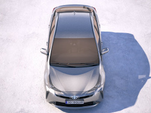 Toyota Prius 2019 3D 模型