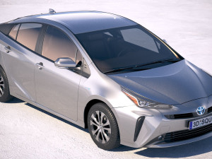 Toyota Prius 2019 3D 模型