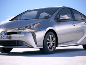 Toyota Prius 2019 3D 模型