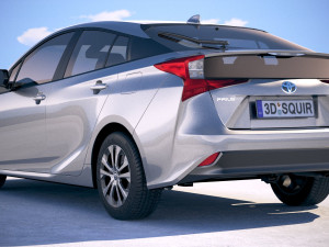 Toyota Prius 2019 3D 模型