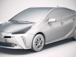 Toyota Prius 2019 3D 模型