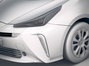 Toyota Prius 2019 3D 模型
