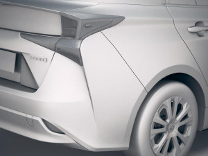 Toyota Prius 2019 3D 模型