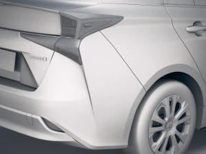 Toyota Prius 2019 3D Model