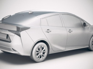 Toyota Prius 2019 3D 模型