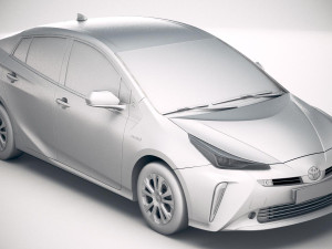 Toyota Prius 2019 3D 模型