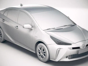 Toyota Prius 2019 3D Model