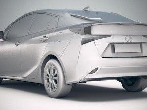 Toyota Prius 2019 3D 模型