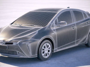 Toyota Prius 2019 3D Model