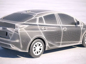 Toyota Prius 2019 3D Model
