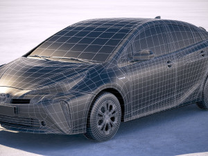 Toyota Prius 2019 3D 模型