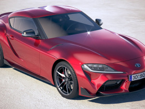 Toyota Supra 2020 3Dモデル