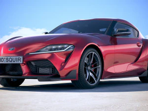 Toyota Supra 2020 3D Model