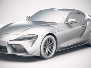 Toyota Supra 2020 3Dモデル
