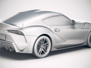Toyota Supra 2020 3Dモデル