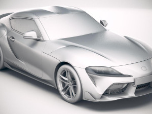 Toyota Supra 2020 3Dモデル