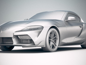 Toyota Supra 2020 3Dモデル