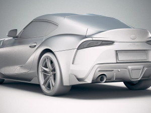 Toyota Supra 2020 3Dモデル