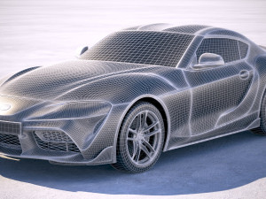 Toyota Supra 2020 3Dモデル