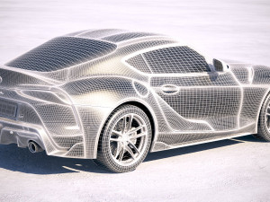 Toyota Supra 2020 3Dモデル
