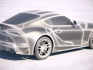 Toyota Supra 2020 3D Model