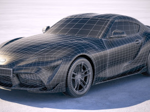Toyota Supra 2020 3Dモデル